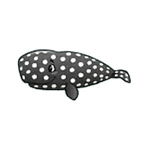 Retro Polka Whale